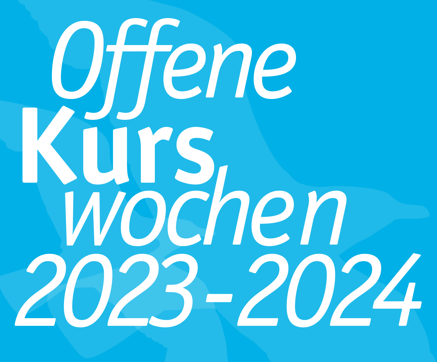 Offene Kurswochen 2023/2024